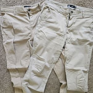 2 PAIRS RSQ Chinos